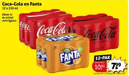 Kruidvat Coca-Cola en Fanta aanbieding