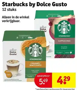 Kruidvat Starbucks by Dolce Gusto aanbieding