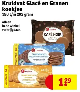 Kruidvat Kruidvat Glacé en Granen Koekjes aanbieding
