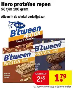 Kruidvat Hero Proteïne Repen aanbieding