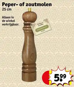 Kruidvat Peper of Zoutmolen aanbieding
