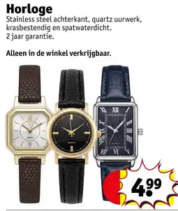 Kruidvat Horloge aanbieding