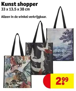 Kruidvat Kunst Shopper aanbieding
