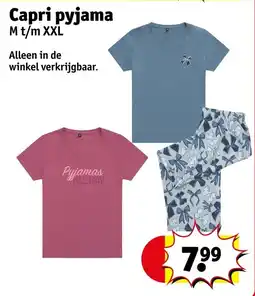 Kruidvat Capri Pyjama aanbieding