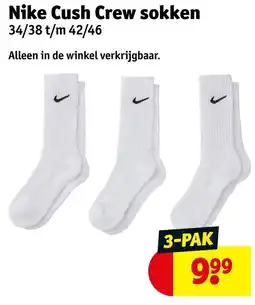 Kruidvat Nike Cush Crew sokken aanbieding