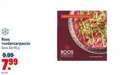 Makro Roos rundercarpaccio aanbieding