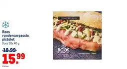 Makro Roos rundercarpaccio pistolet aanbieding
