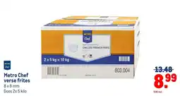 Makro Metro Chef verse frites aanbieding
