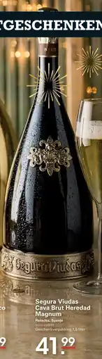 Sligro Segura Viudas Cava Brut Heredad Magnum aanbieding