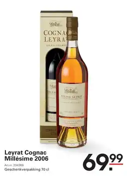 Sligro Leyrat Cognac Millésime 2006 aanbieding