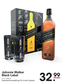 Sligro Johnnie Walker Black Label aanbieding