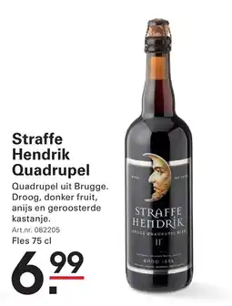 Sligro Straffe Hendrik Quadrupel aanbieding