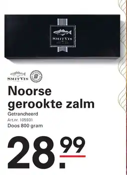 Sligro Noorse gerookte zalm aanbieding