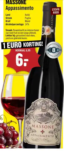 Dirck 3 Massone Appassimento aanbieding