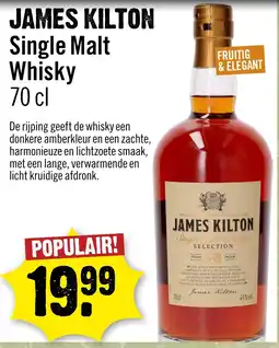 Dirck 3 James Kilton Single Malt Whisky aanbieding