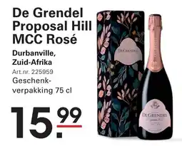 Sligro De Grendel Proposal Hill MCC Rosé aanbieding