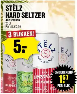 Dirck 3 Stëlz hard seltzer aanbieding