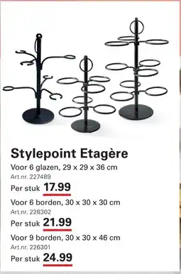Sligro Stylepoint Etagère aanbieding