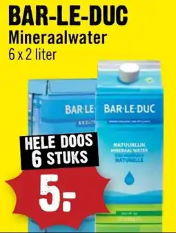 Dirck 3 bar-le-duc mineraalwater aanbieding