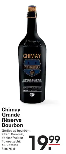 Sligro Chimay Grande Réserve Bourbon aanbieding