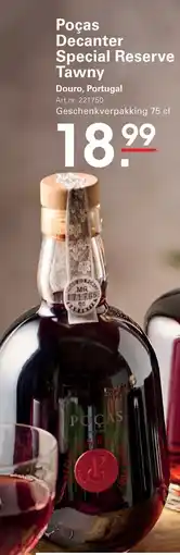 Sligro Poças Decanter Special Reserve Tawny aanbieding