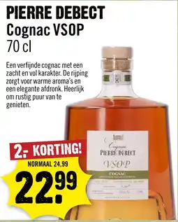 Dirck 3 pierre debect cognac vsop aanbieding