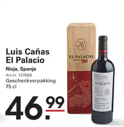 Sligro Luis Cañas El Palacio aanbieding