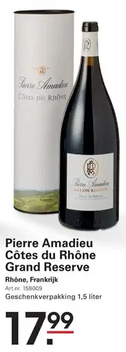 Sligro Pierre Amadieu Côtes du Rhône Grand Reserve aanbieding