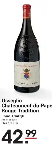 Sligro Usseglio Châteauneuf-du-Pape Rouge Tradition aanbieding