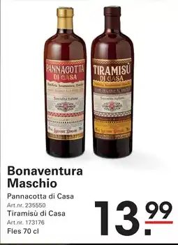 Sligro Bonaventura Maschio Pannacotta di Casa aanbieding