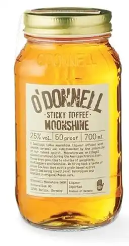 Sligro O'Donnell Sticky Toffee aanbieding