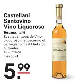 Sligro Castellani Santovino Vino Liquoroso aanbieding