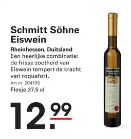 Sligro Schmitt Söhne Eiswein aanbieding
