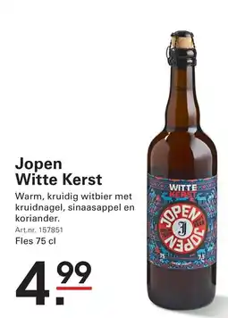 Sligro Jopen Witte Kerst aanbieding