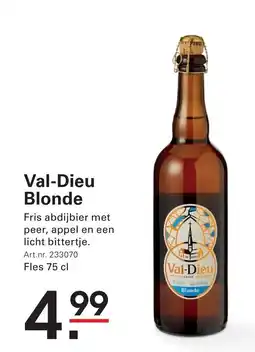 Sligro Val-Dieu Blonde aanbieding