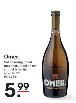 Sligro Omer. Traditional Blond aanbieding