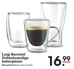 Sligro Luigi Bormioli Dubbelwandige beker glazen aanbieding