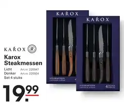Sligro Karox Steakmessen aanbieding