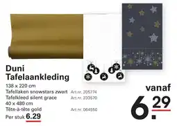 Sligro Duni Tafelaankleding aanbieding