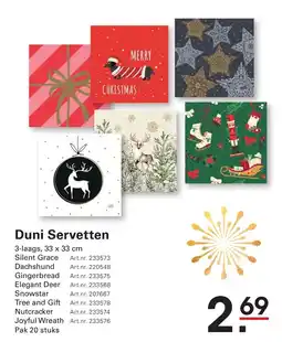 Sligro Duni Servetten aanbieding