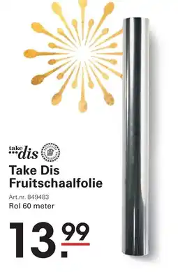 Sligro Take Dis Fruitschaalfolie aanbieding