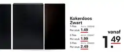 Sligro Kokerdoos Zwart aanbieding
