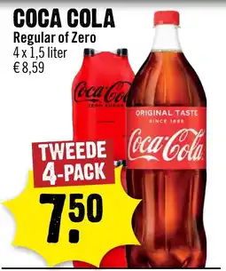 Dirck 3 Coca Cola Regular of Zero aanbieding