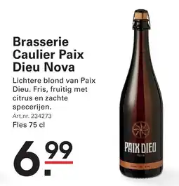 Sligro Brasserie Caulier Paix Dieu Nova aanbieding