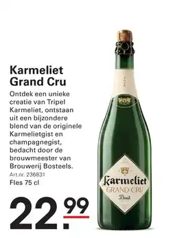 Sligro Karmeliet Grand Cru aanbieding