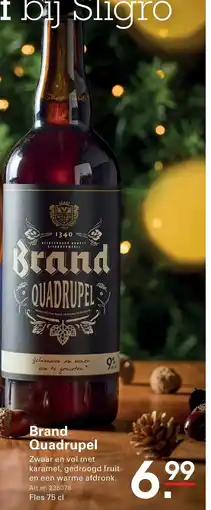 Sligro Brand quadrupel aanbieding