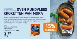 Van Hoeckel Mora rundvleeskroketten aanbieding
