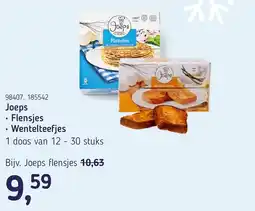 Van Hoeckel Joeps Flensjes, Wentelteefjes aanbieding