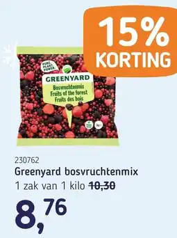 Van Hoeckel Greenyard bosvruchtenmix aanbieding