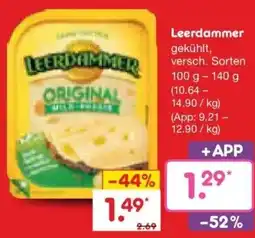 Netto Marken-Discount DE Leerdammer Original aanbieding
